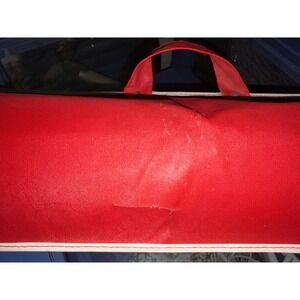 Vintage Draper Screen Co Tabletop Projection Screen Portable Red Case Indiana